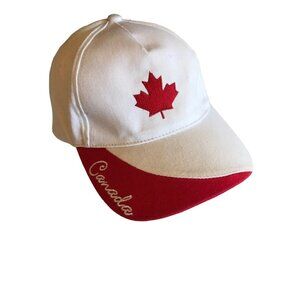 Canada Hat Cap Maple Leaf Red White Baseball Hat Cap One Size